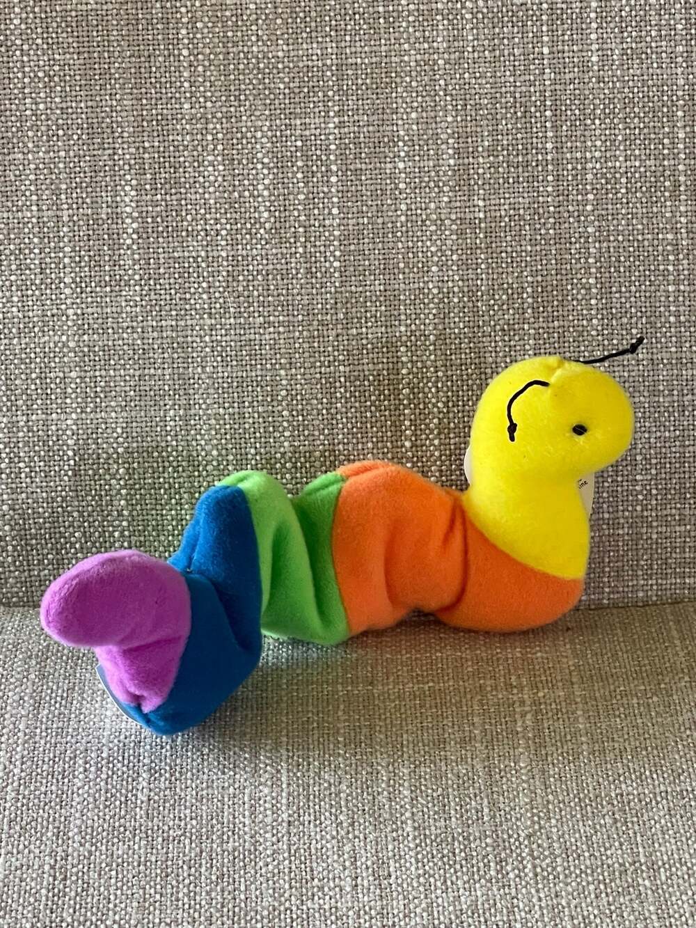 Ty 1993 Inch The Worm Beanie Babies Mc Donalds Plush Toy ,